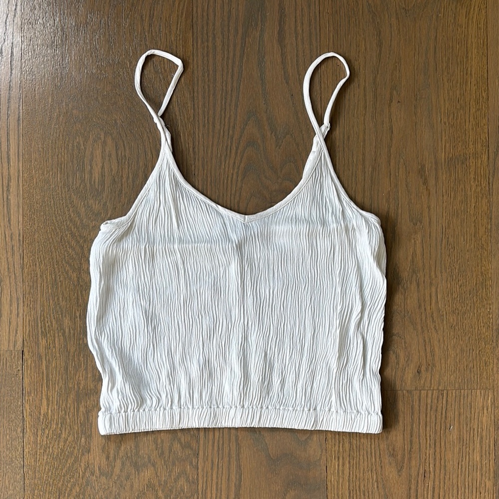 Bobi Black White Textured Women's Top